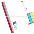 office hardcover notepad and sticky notes memo set